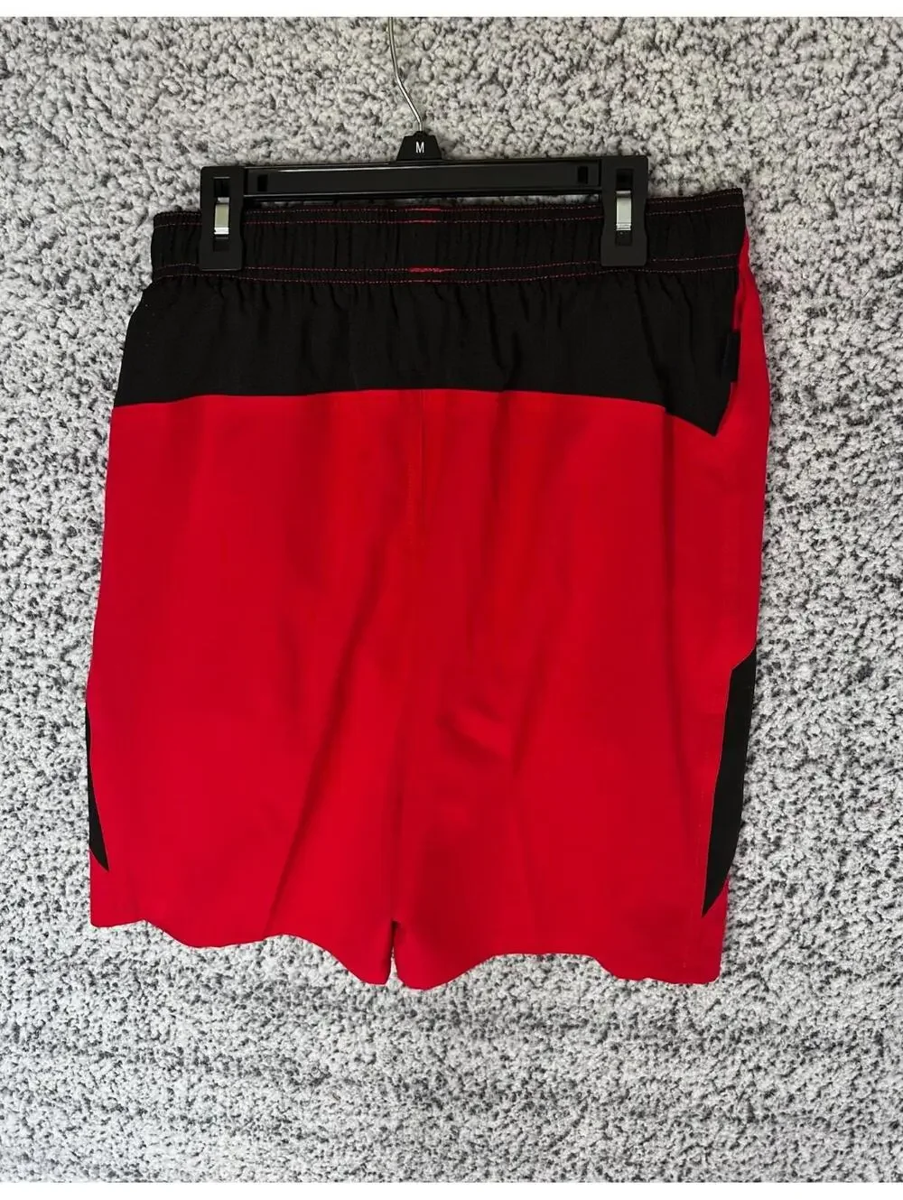 Nike Swim Trunks Mens Small NESSA482-614 Red 4-Way Stretch NWT